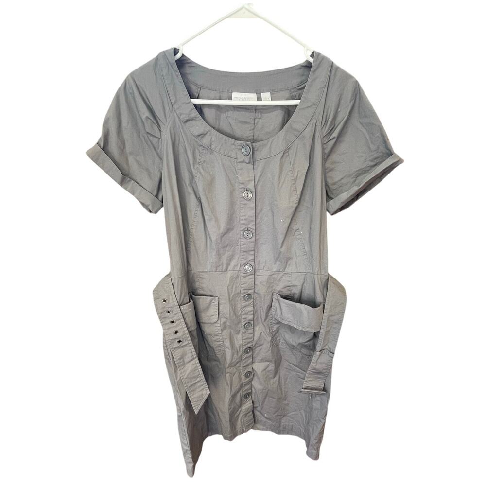 New York and Company Belted Dress Size L